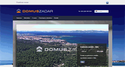 Desktop Screenshot of domus-zadar.com